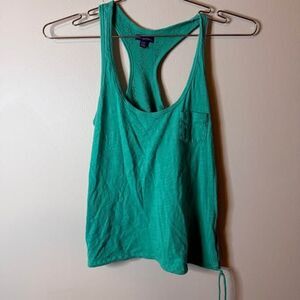 American eagle AE green racer back tank Womens xs